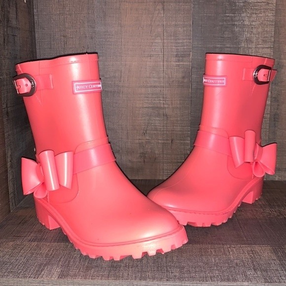Juicy Couture Shoes Juicy Couture Kids Rain Boots With Bowsize